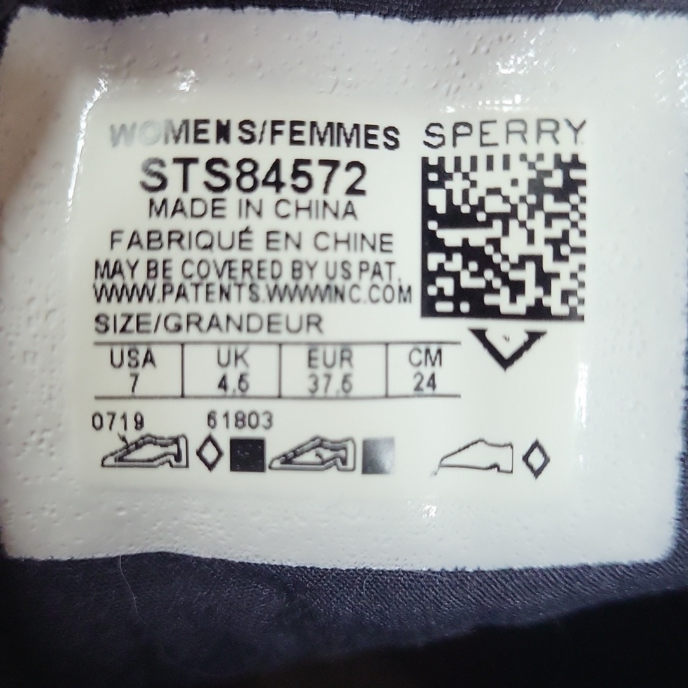 Sperry muck boots size 7 Navy zip side - Picture 5 of 6